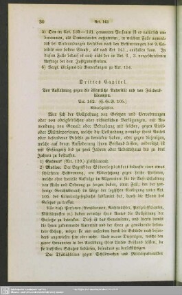 Drittes Capitel. Von Auflehnung gegen öffentliche Autorität und von Friedensstörung