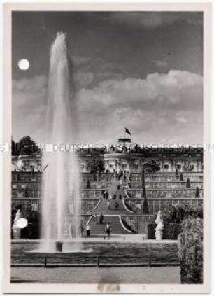 Potsdam, Schloß Sanssouci und Terrassenanlage