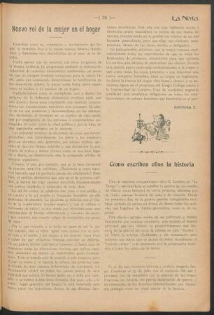 Cómo escriben ellos la historia