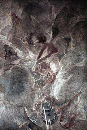 Martyrium: Himmlische Mächte zerstören das Rad und töten die Folterknechte