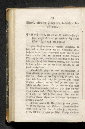 Mittel, Kindern Furcht vor Geschwistern beizubringen.