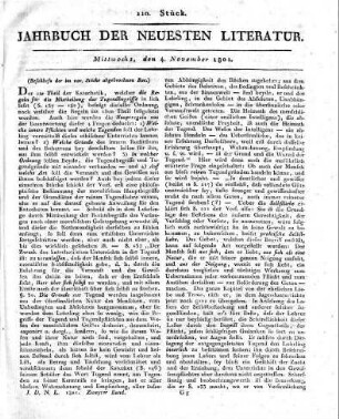 1801-11-04 : 110. Stück
