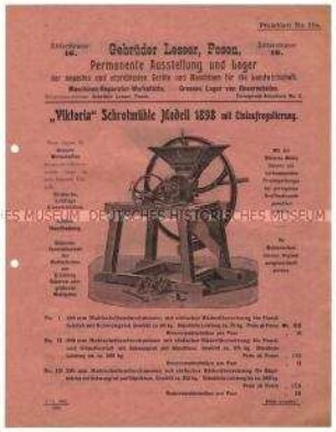 Schrotmühle Modell 1898