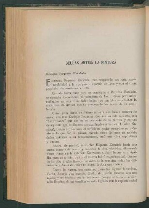 Bellas artes: la pintura