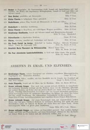 Arbeiten in Email und Elfenbein (Nr. 428-4419