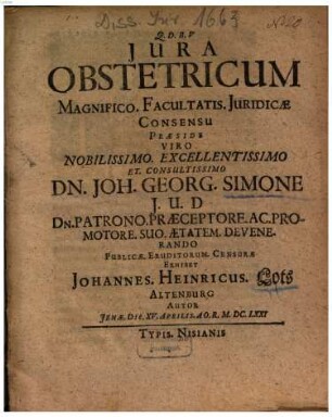 Jura Obstetricum