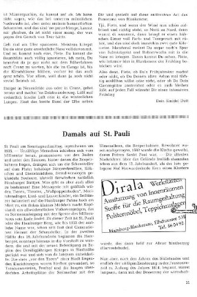 Damals auf St. Pauli