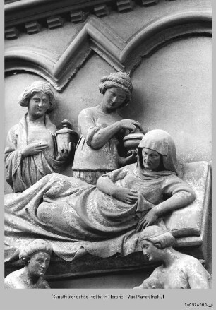 Türreliefs : Szenen Johannes' des Täufers : Geburt des Johannes
