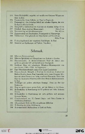 Schmuck (Nr. 583-609)