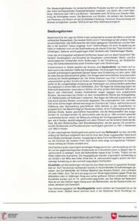 Siedlungsformen