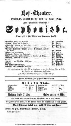 Sophonisbe
