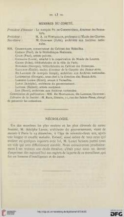 Membres du Comité