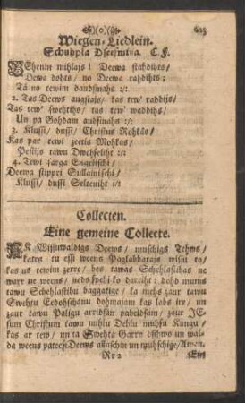 Collecten.