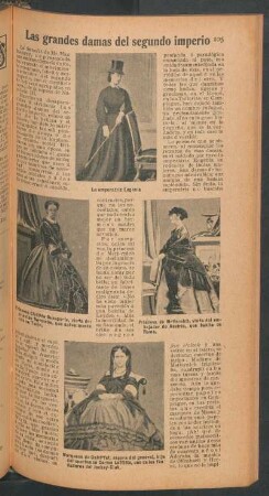 Las grandes damas del segundo imperio