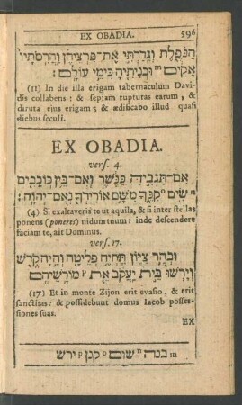 Ex Obadia.