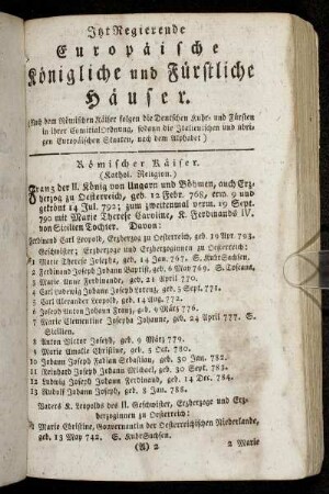 Roemischer Kaiser