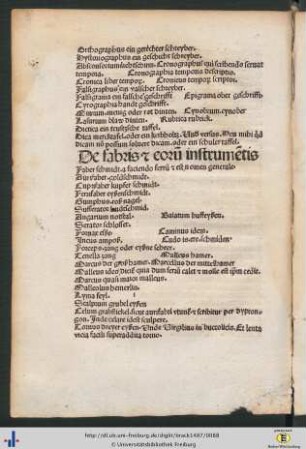 De fabris et eorum instrumentis