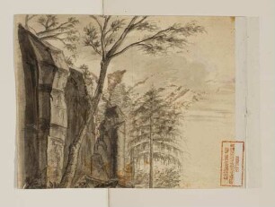 Fragment einer Felslandschaft