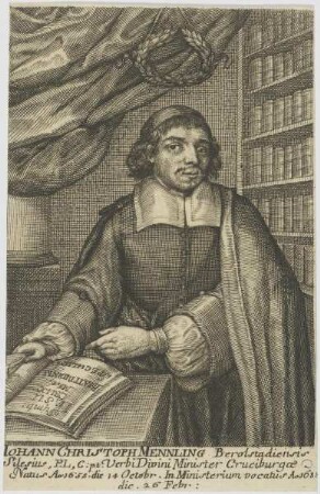 Bildnis des Iohann Christoph Mennling