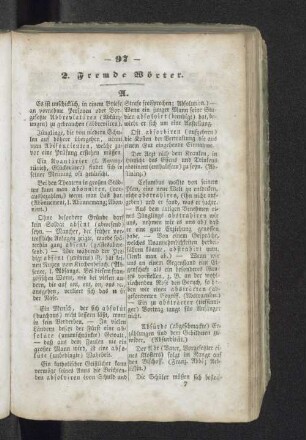 2. Fremde Wörter.