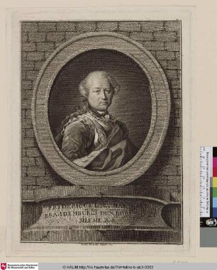 Fridericus D C Markgravius Brandemburgi Dux Borussie et Silesie