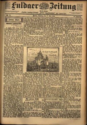 Dritte Ausgabe vom Samstag, den 17. Mai 1902.