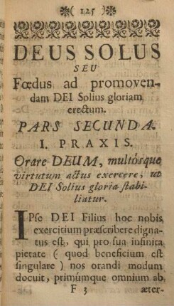 Deus solus seu fœdus ad promovendam dei solius gloriam erectum.