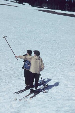 Feldberg. Skifahrer