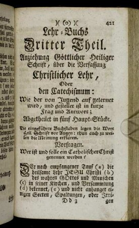 [ Vorfragen.]