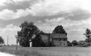 Neschwitz-Krinitz. Ehem. Mühle, Scheune (links) und Stallung (rechts)