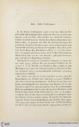 4: Zum "Edict Justinians"