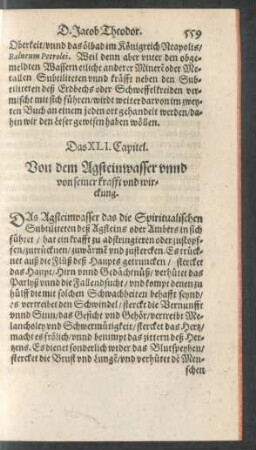 Das XLI. Capitel.