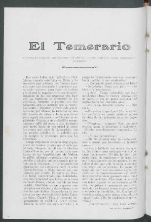 El Temerario