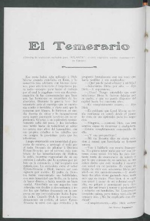 El Temerario