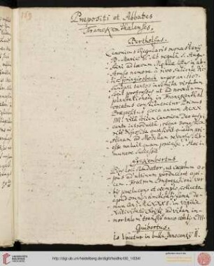 Praepositi et Abbates Franckenthalenses