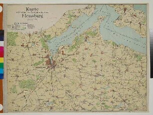 Karte der näheren Umgebung von Flensburg