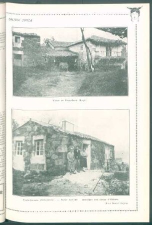 [Vista de] Casas en Pousadoira (Lugo)