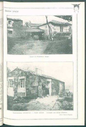 [Vista de] Casas en Pousadoira (Lugo)