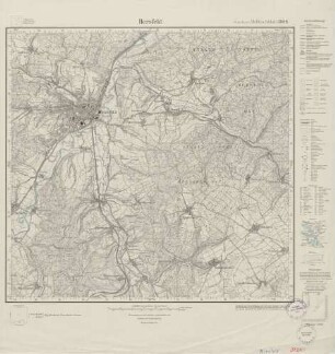 5124 (alte Nr.: 2988) Hersfeld, Meßtischblatt (4cm - Karte)