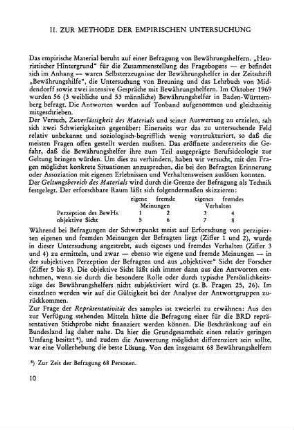 II. Zur Methode der empirischen Untersuchung