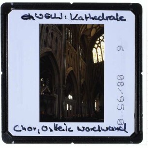 Wells, Kathedrale : Innenansicht Chor