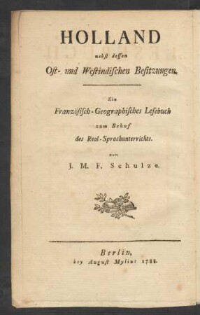 Französisch-Geographisches Lesebuch : Ein zweckmässiger Auszug aus den besten Französischen Reisebeschreibungen und anderen georgraphischen Werken