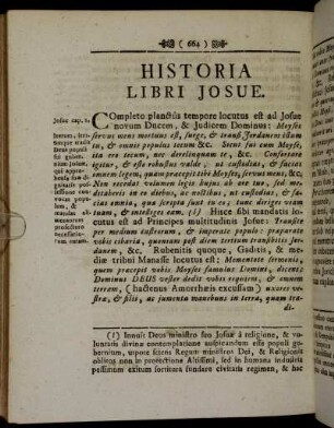 Historia Libri Josue.