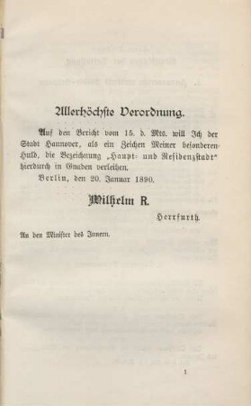Allerhöchste Verordnung.