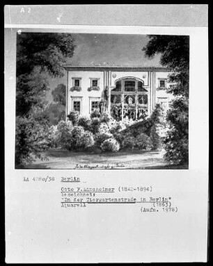 In der Tiergartenstraße in Berlin
