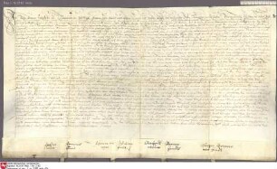 1615, April 21; Johann Bremer zu Manhausen leiht eine Summe Geldes von den Clüver-Armen