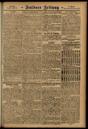 Zweite Ausgabe vom Samstag, den 02. Juni 1917.
