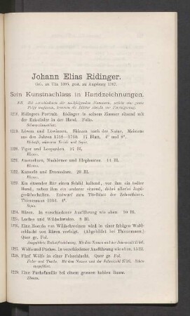 Johann Elias Ridinger