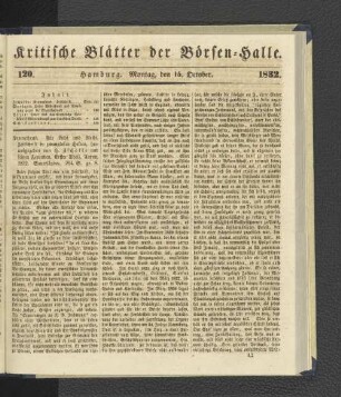 120. 15. Oktober 1832