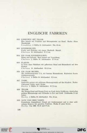 Englische Fabriken (Nr. 1012-1029)